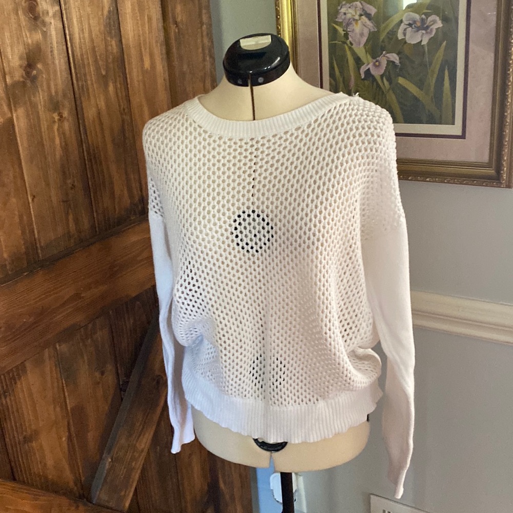Donating Crochet crew neck sweater